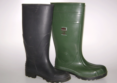 Galochas em Borracha e  PVC com Biqueira de Aço