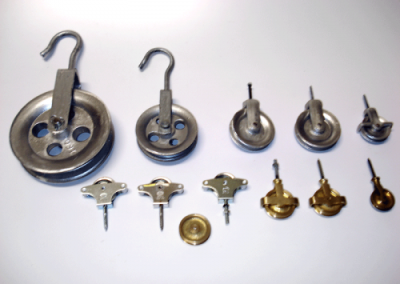 Roldanas com Cabestos em Alumínio