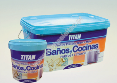 Tinta Plástica para Casas de Banho e Cozinhas