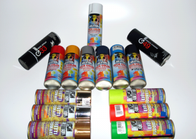Tintas em Spray